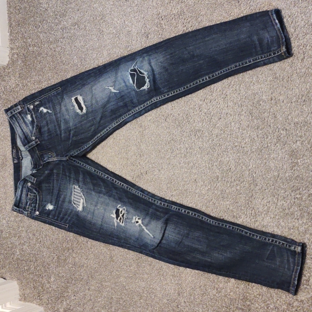 Silver jeans